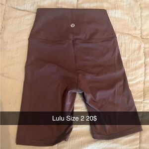 lululemon athletica Women's Chocolate Bike Shorts